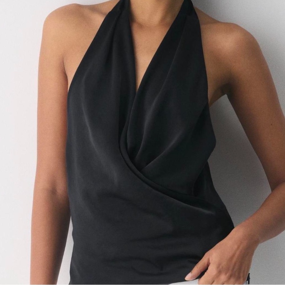 Aritzia black Martini top